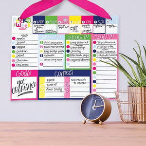 Peek At the Week® Weekly Planner Pad | All Bright & Cheery