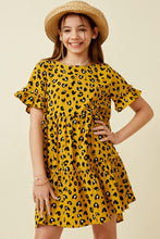 Load image into Gallery viewer, Mustard Leopard Dress
