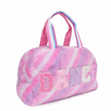Load image into Gallery viewer, Dance Ombre Plush Medium Duffle Bag
