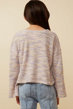 Load image into Gallery viewer, Lavender Marbled Flare Top
