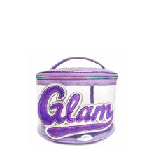 Load image into Gallery viewer, Glam Clear Round Glam Bag
