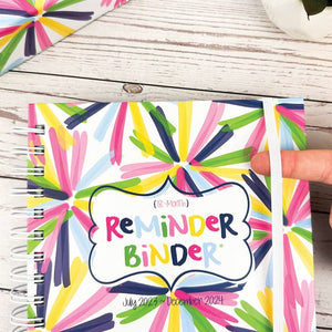 Reminder Binder® Planner [July 23 - Dec 24] | Band O' Colors
