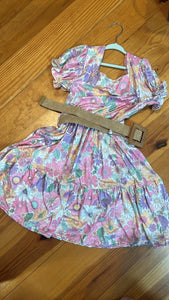 Flora Belted Dress