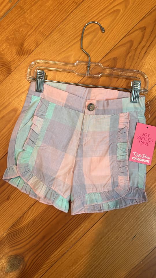 Pastel Plaid Shorts