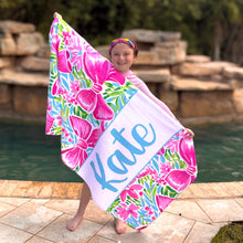 Load image into Gallery viewer, Bow Name Beach Towel (more colors)
