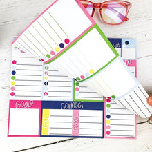 Load image into Gallery viewer, Peek At the Week® Weekly Planner Pad | All Bright &amp; Cheery
