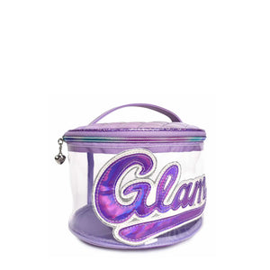 Glam Clear Round Glam Bag