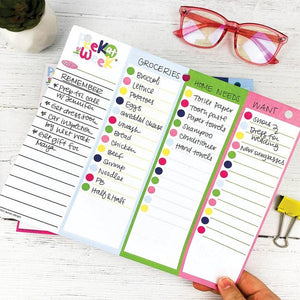 Peek At the Week® Weekly Planner Pad | All Bright & Cheery