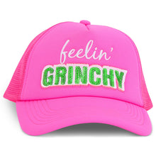 Load image into Gallery viewer, Feelin&#39; Grinchy Trucker Hat
