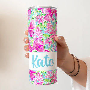 Bow Name Tumbler (more colors)