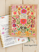 Load image into Gallery viewer, 2023-24 17 Month Planner - Grateful Flower
