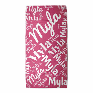 Name Beach Towel