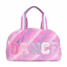 Load image into Gallery viewer, Dance Ombre Plush Medium Duffle Bag
