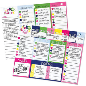Peek At the Week® Weekly Planner Pad | All Bright & Cheery