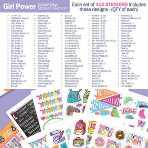 Planner Stickers {School Rocks-Girls}