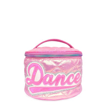 Load image into Gallery viewer, Dance Quilted Metallic Puffer Round Glam Bag
