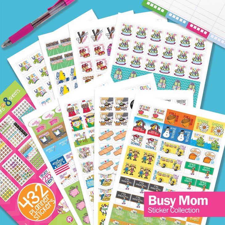 Planner Stickers {Busy Mom}