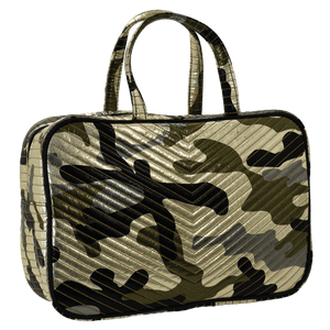Camo Metallic LG Cosmetic Bag