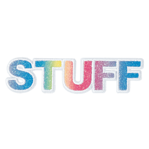 Stuff Embroidered Patch