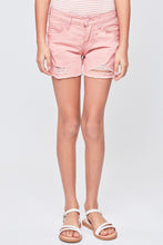 Load image into Gallery viewer, Pink Coral Distressed Shorts
