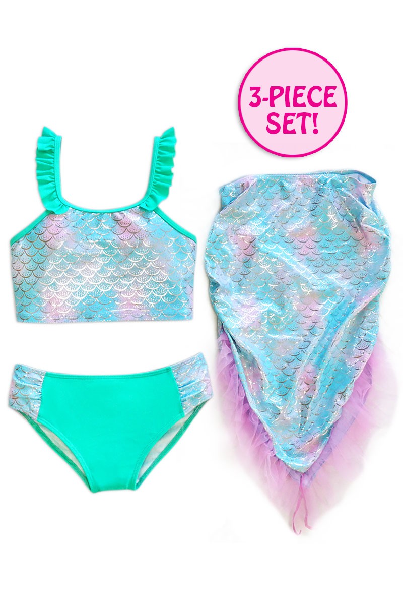 Mermaid Bikini 3PC Set