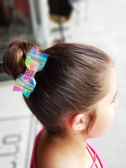 Holographic Pool Hair Clip {pink}