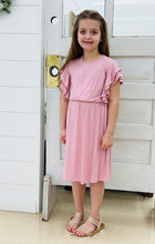 Load image into Gallery viewer, Ruffle Dress ~ Dusty Pink
