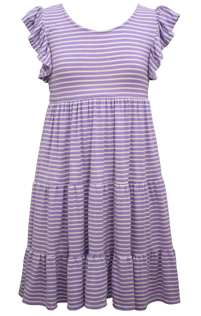 Lilac Stripe Dress