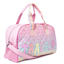 Load image into Gallery viewer, Travel Ombre Hearts Large Duffle Bag
