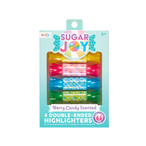 Sugar Joy Scented Double-Ended Highlighters (Set of 4)