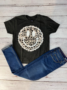 Leopard Smiley Tee
