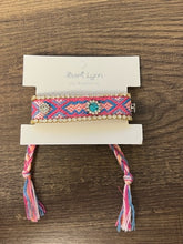Load image into Gallery viewer, Jeweled Friendship Bracelet {cotton candy}
